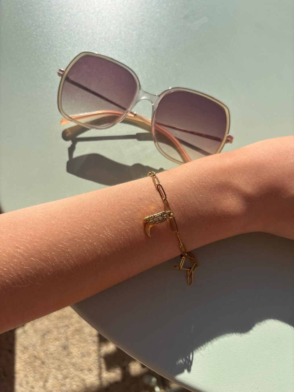 Bracelet à breloque santiag