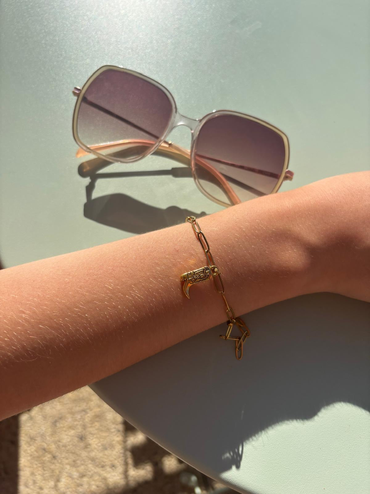 Bracelet à breloque santiag