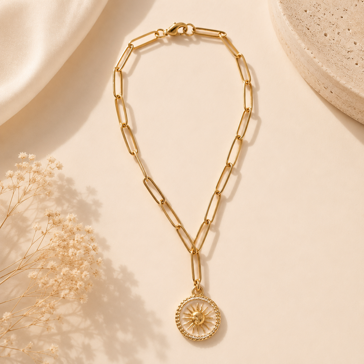 Bracelet avec rond soleil